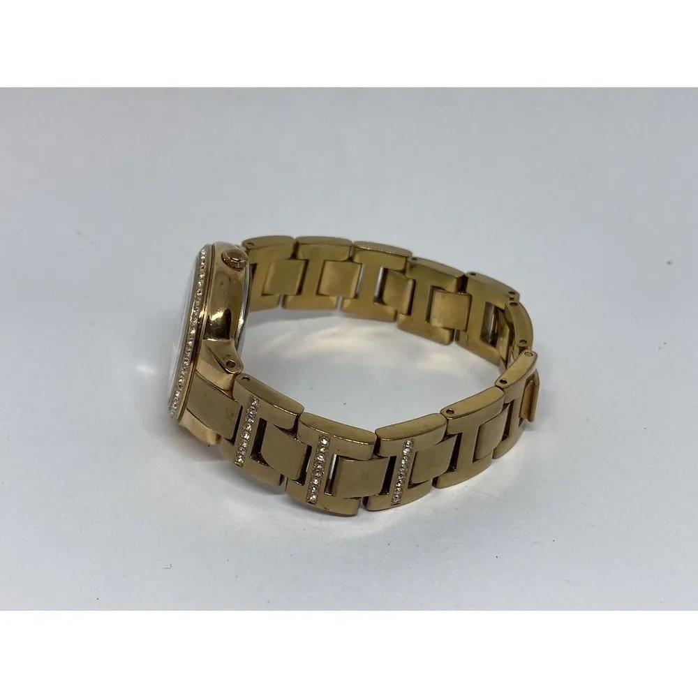 Fossil ES3284 Women's Gold Stainless Steel Analog Silver Dial Quartz Watch JK853
